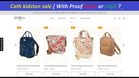 cath kidston sale scam